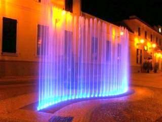 Fontana alla stazione ferroviaria di Novi Ligure.